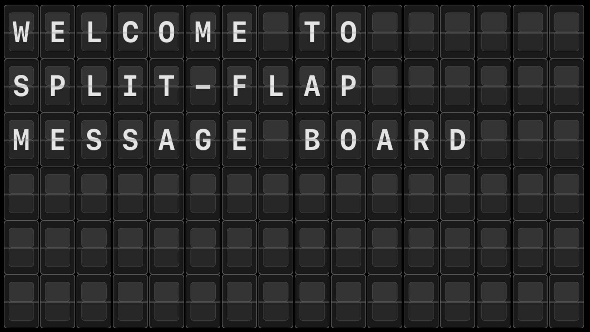 Split-Flap screenshot 1